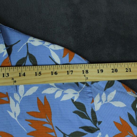 Quiksilver Waterman Shirt Mens Large Hawaiian Floral Regular Fit Button Up - Picture 6 of 8